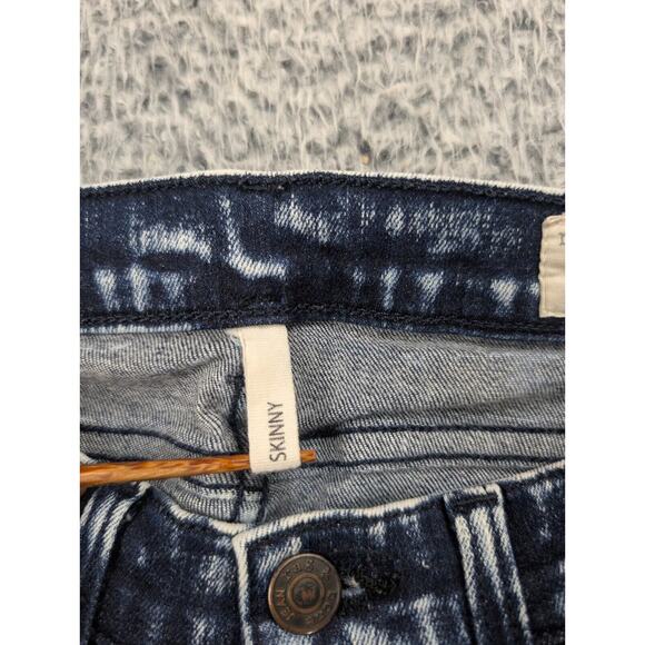 Rag & Bone Jeans Womens 27 Blue Skinny Fit Mid Rise Stretch Acid Wash Denim - Picture 5 of 11